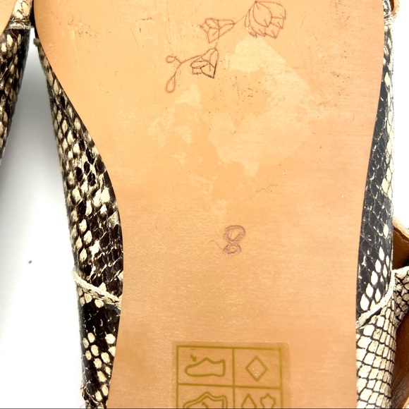 Mi,iM Hannah Slide on Snakeskin Print Mules Size 8 - Picture 9 of 10